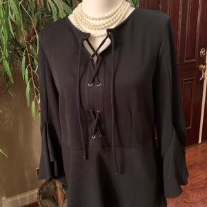 Chico’s blouse casual or dress it up!